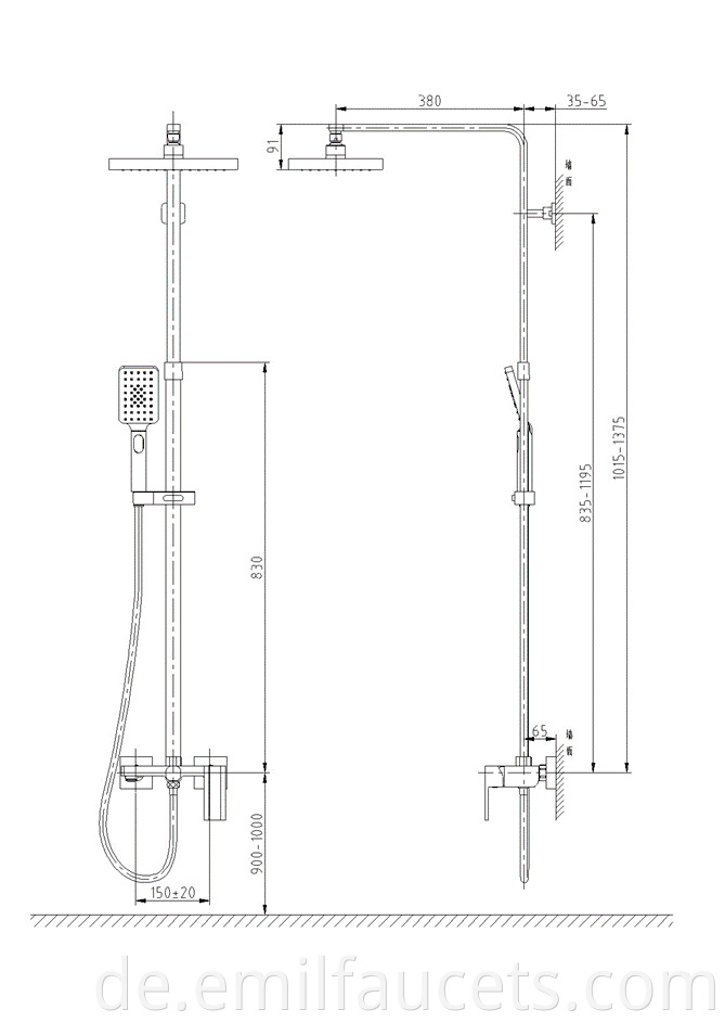 shower head fixtures